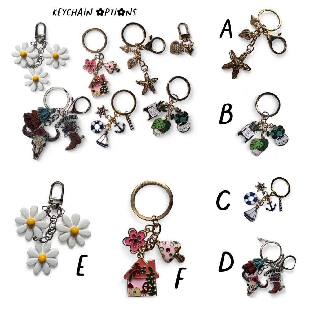 Custom Keychain Walkthrough - Choose your Beads, Keychain, Pompom, and Charms! - Picture 2 of 7